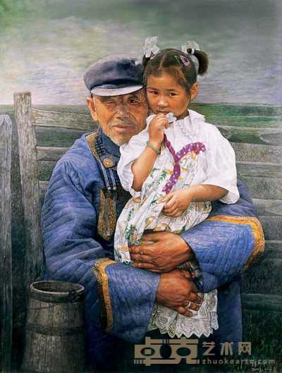 韩文中 慈爱 145×112cm